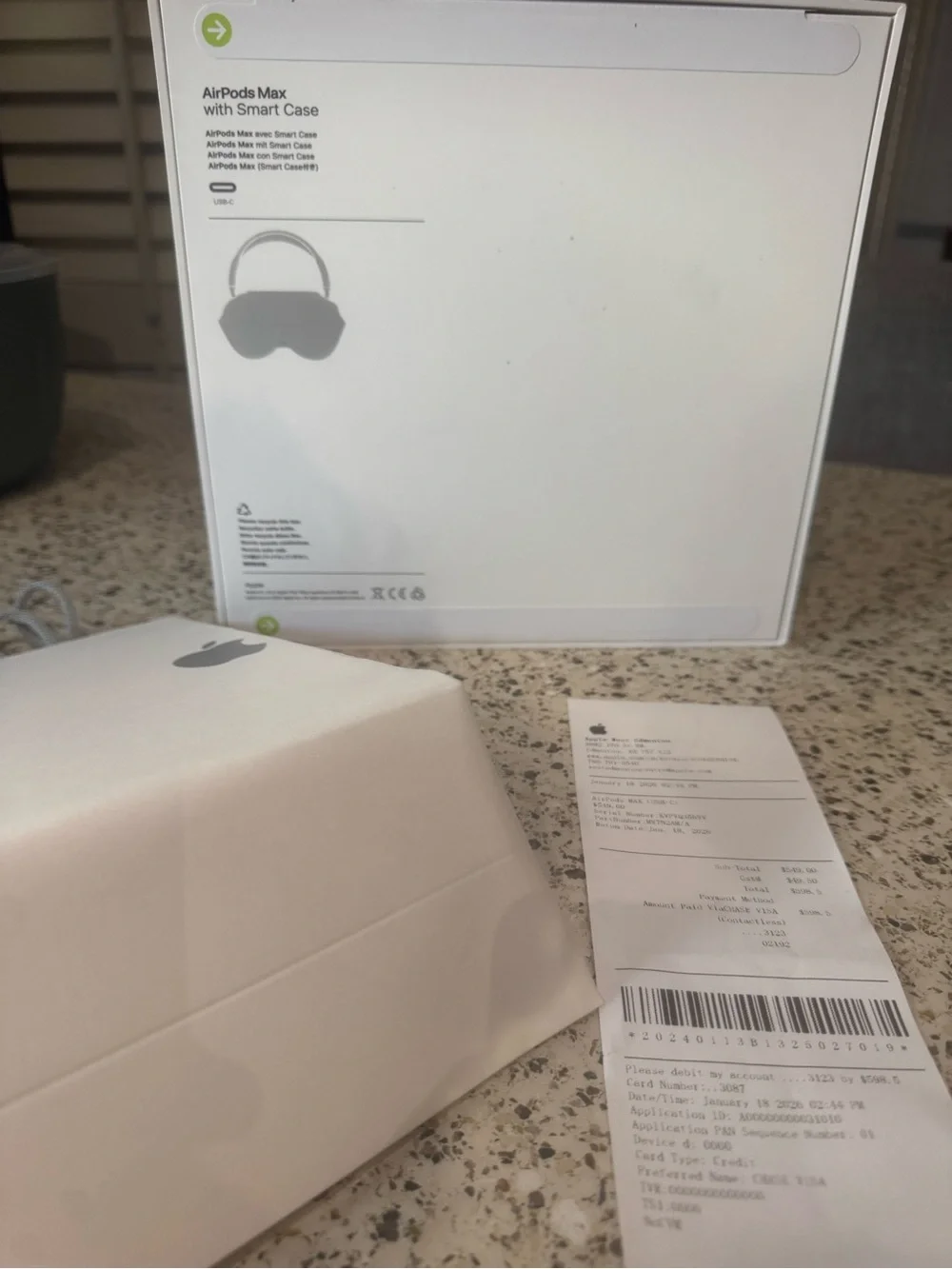 Apple AirPods Max Midnight USB-type open box sleek (KVPVQ356VV)